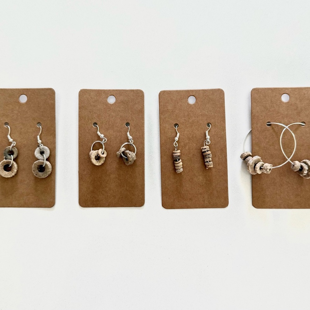 Handmade real Fossil Jewerly